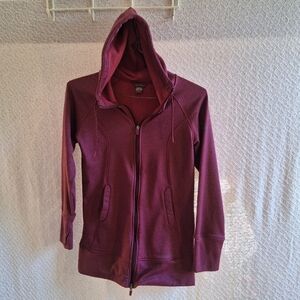 Eddie Bauer Hooded Sweatshirt Small Mauve